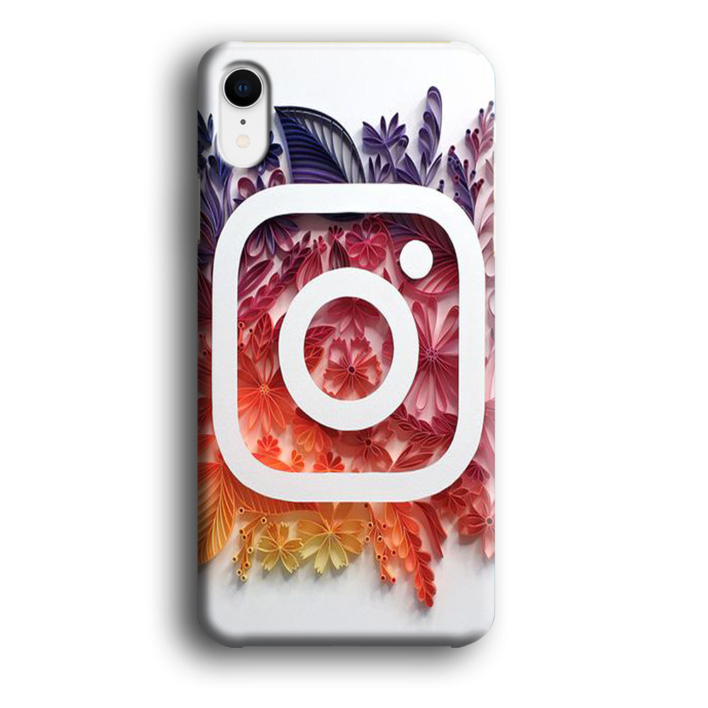 Social Media Instagram White iPhone XR Case