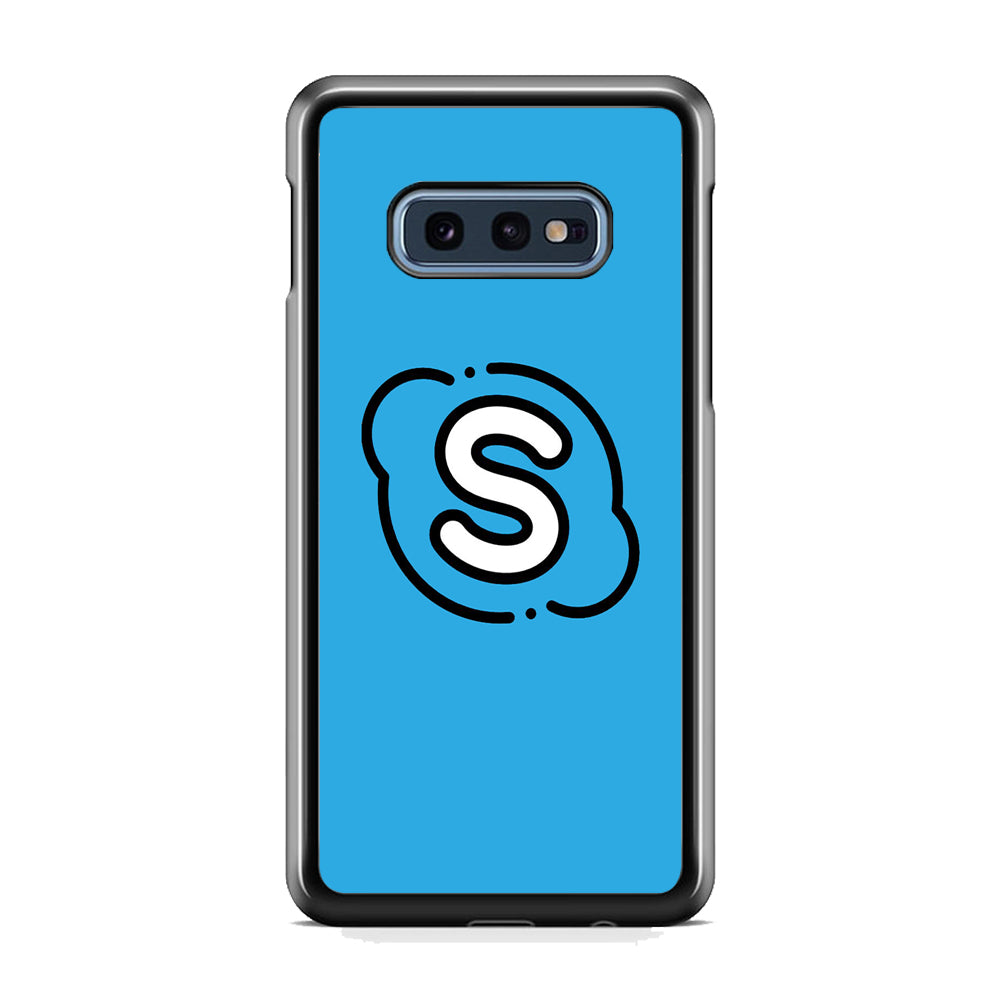 Social Media Skype Blue Samsung Galaxy S10E Case