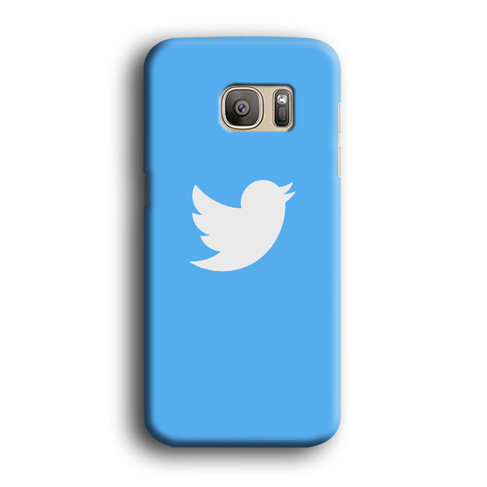Social Media Twitter Logo Samsung Galaxy S7 Edge Case