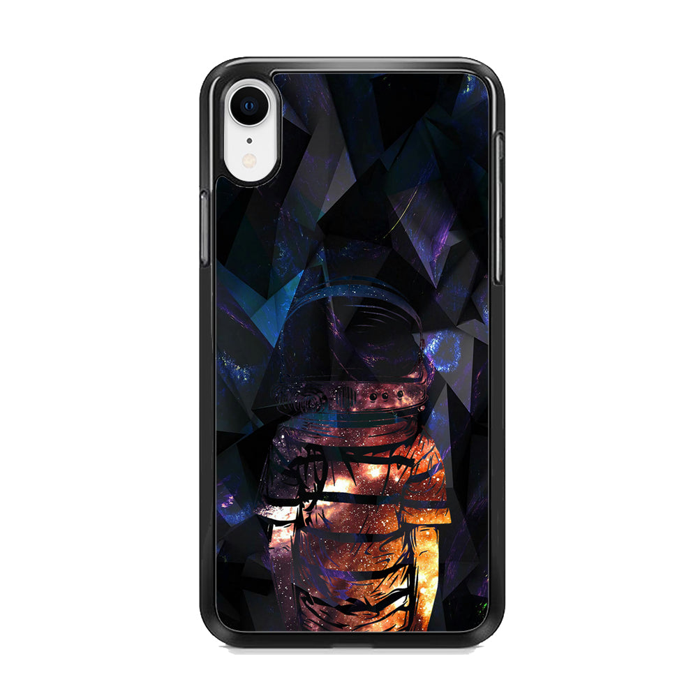 Space Boy Dark Silhouette iPhone XR Case