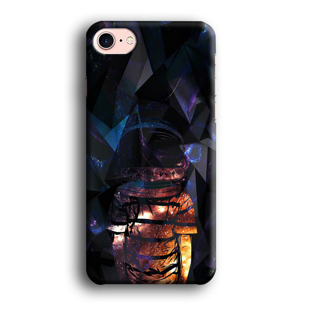 Space Boy Dark Silhouette iPhone 8 Case