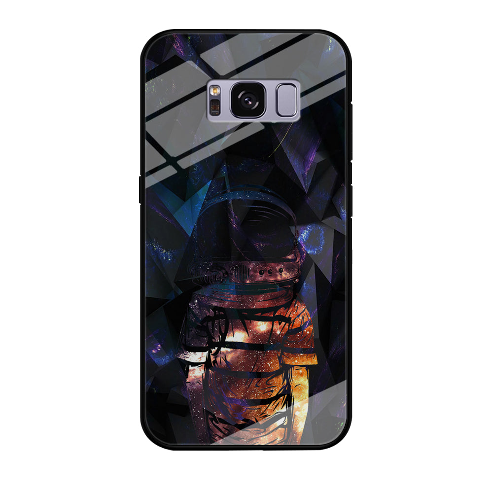 Space Boy Dark Silhouette Samsung Galaxy S8 Plus Case