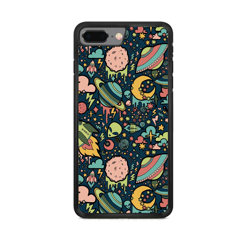 Space Content Art iPhone 8 Plus Case