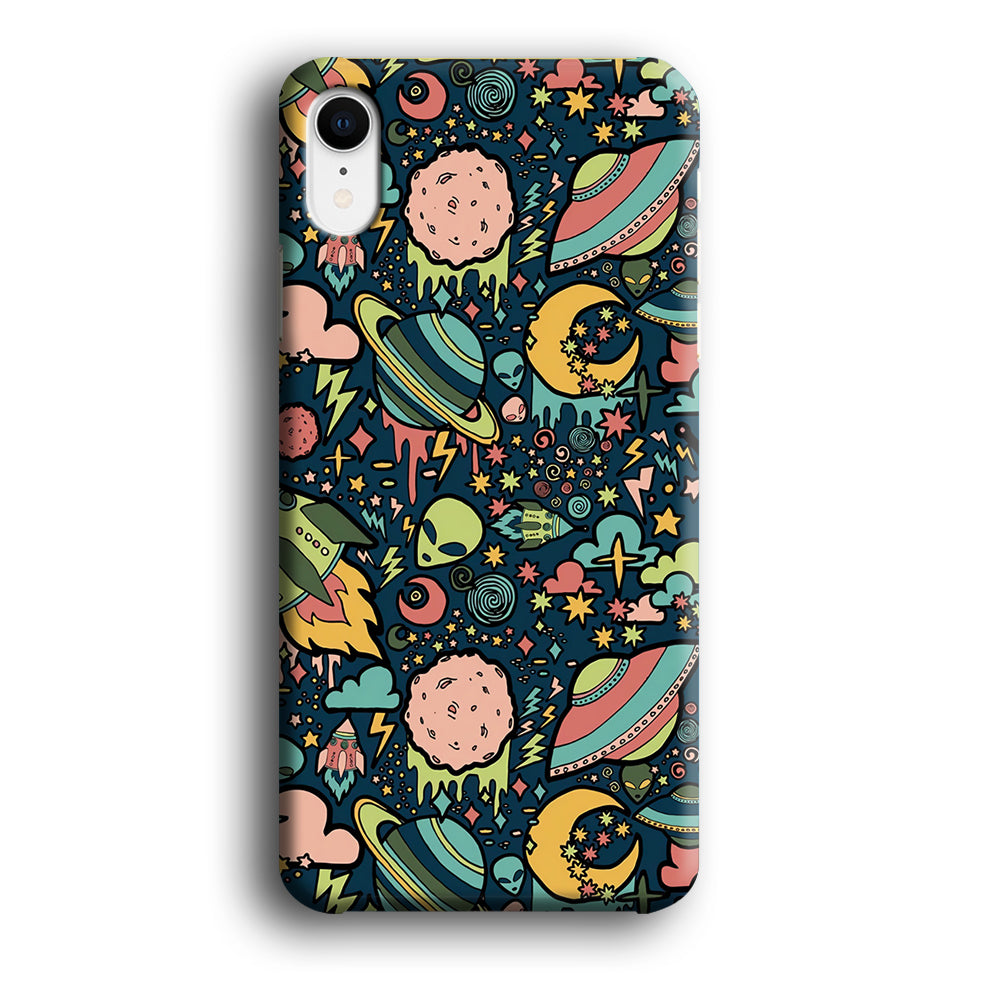 Space Content Art iPhone XR Case