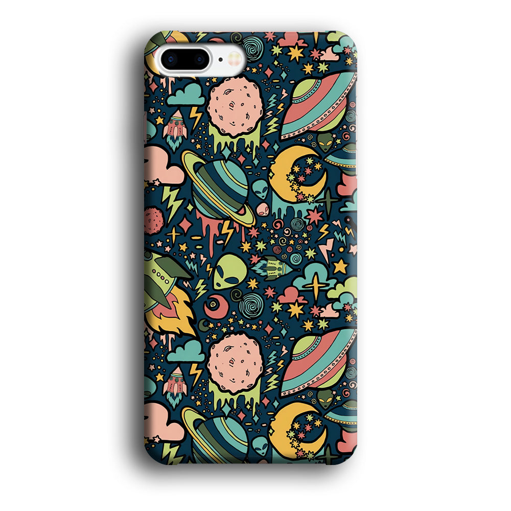 Space Content Art iPhone 8 Plus Case