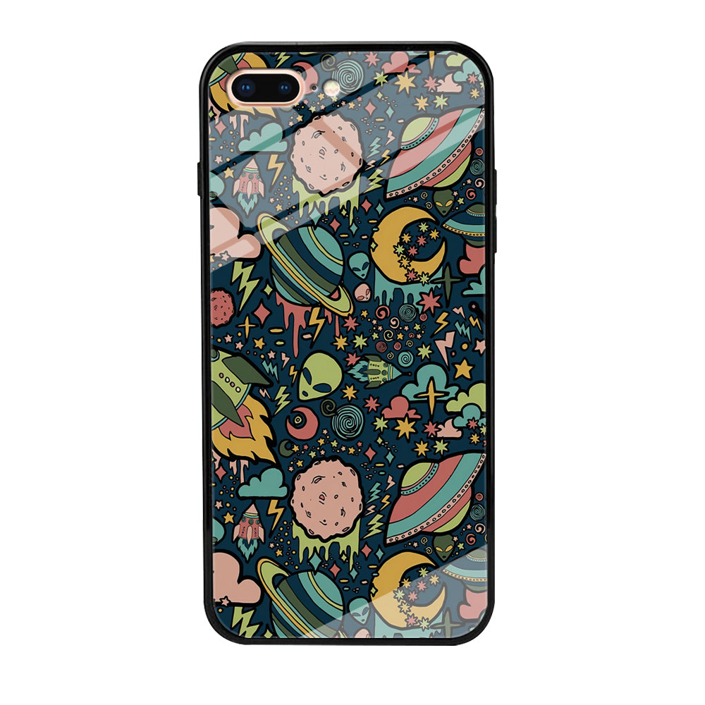 Space Content Art iPhone 8 Plus Case
