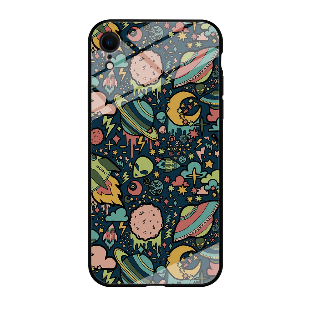 Space Content Art iPhone XR Case