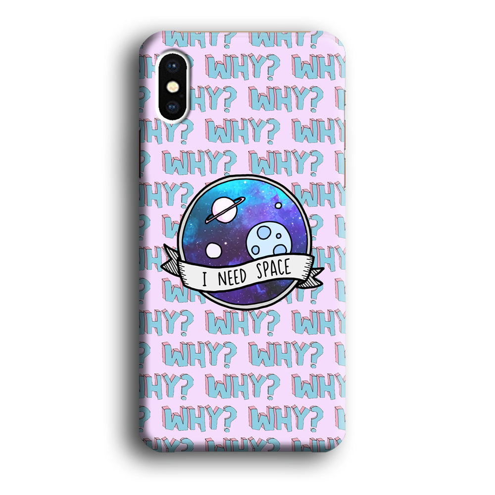 Space for The Needy iPhone X Case
