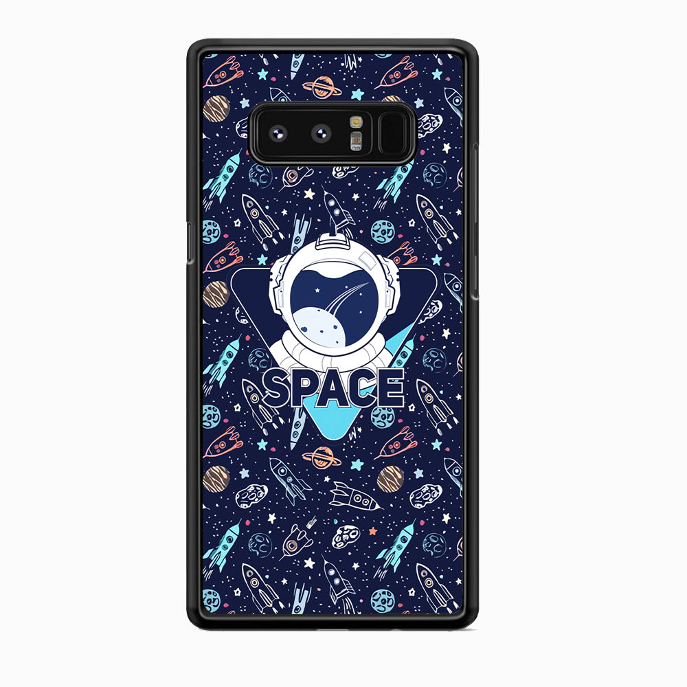 Space with Cosmic Life Samsung Galaxy Note 8 Case