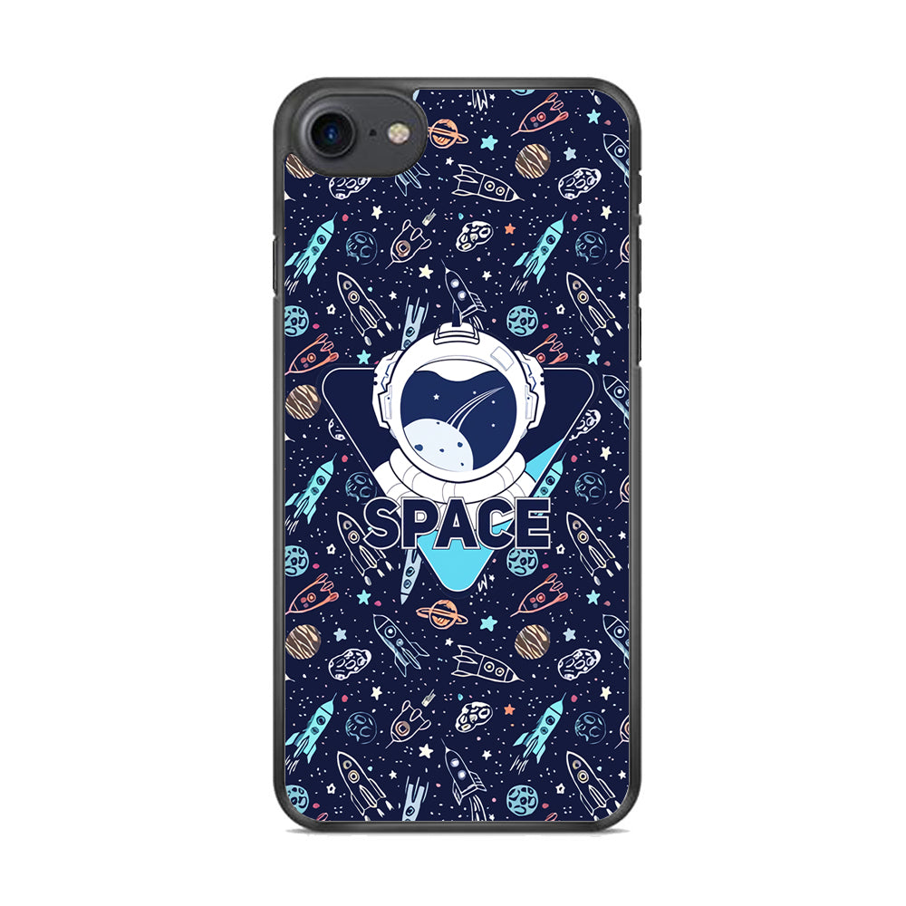 Space with Cosmic Life iPhone 8 Case