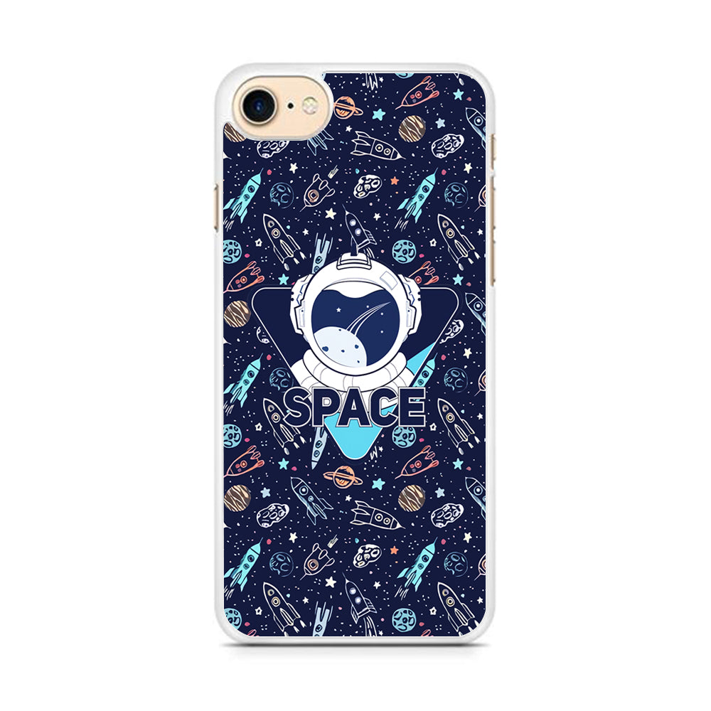Space with Cosmic Life iPhone 8 Case