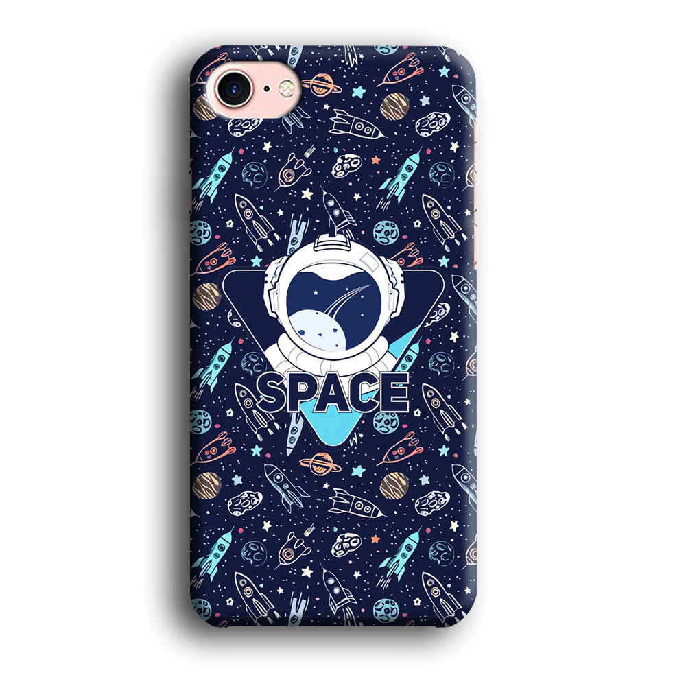 Space with Cosmic Life iPhone 7 Case