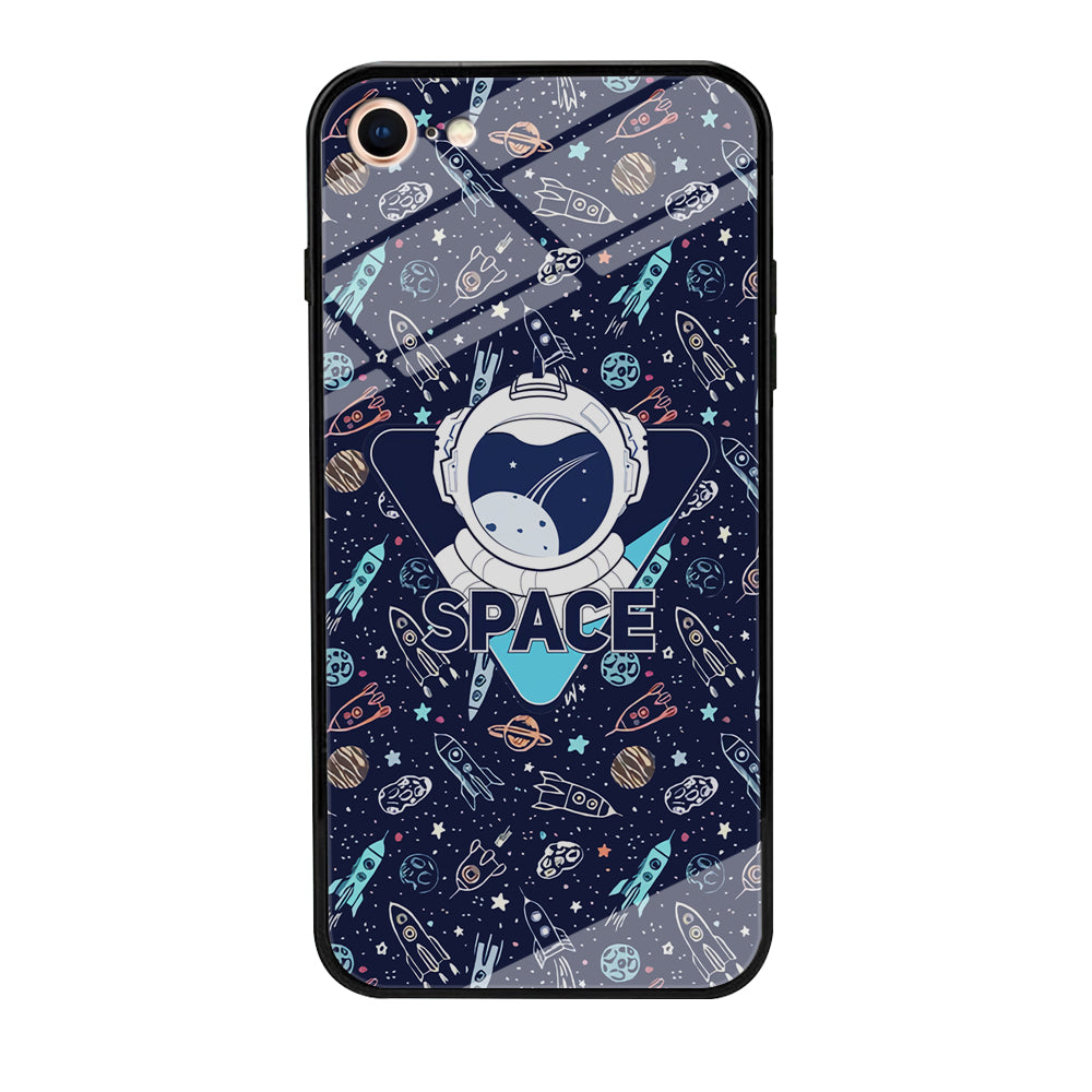 Space with Cosmic Life iPhone 8 Case