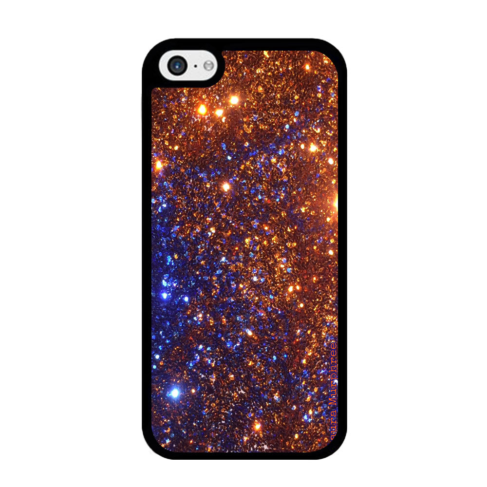 Sparkle Blue and Gold iPhone 5 | 5s Case