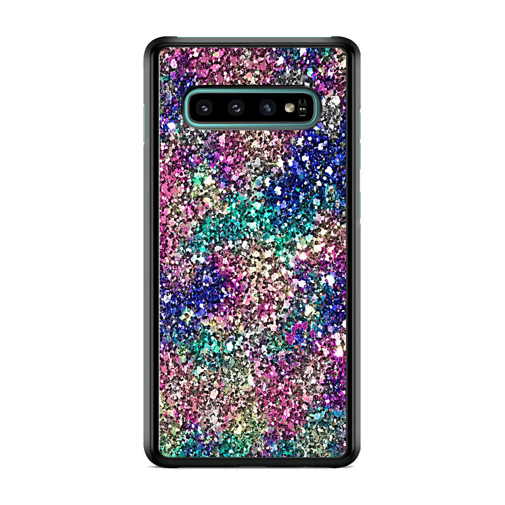 Sparkle Glitter Color Mix Samsung Galaxy S10 Case