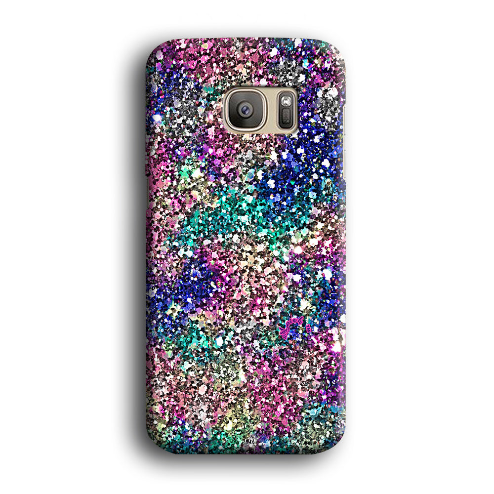 Sparkle Glitter Color Mix Samsung Galaxy S7 Case