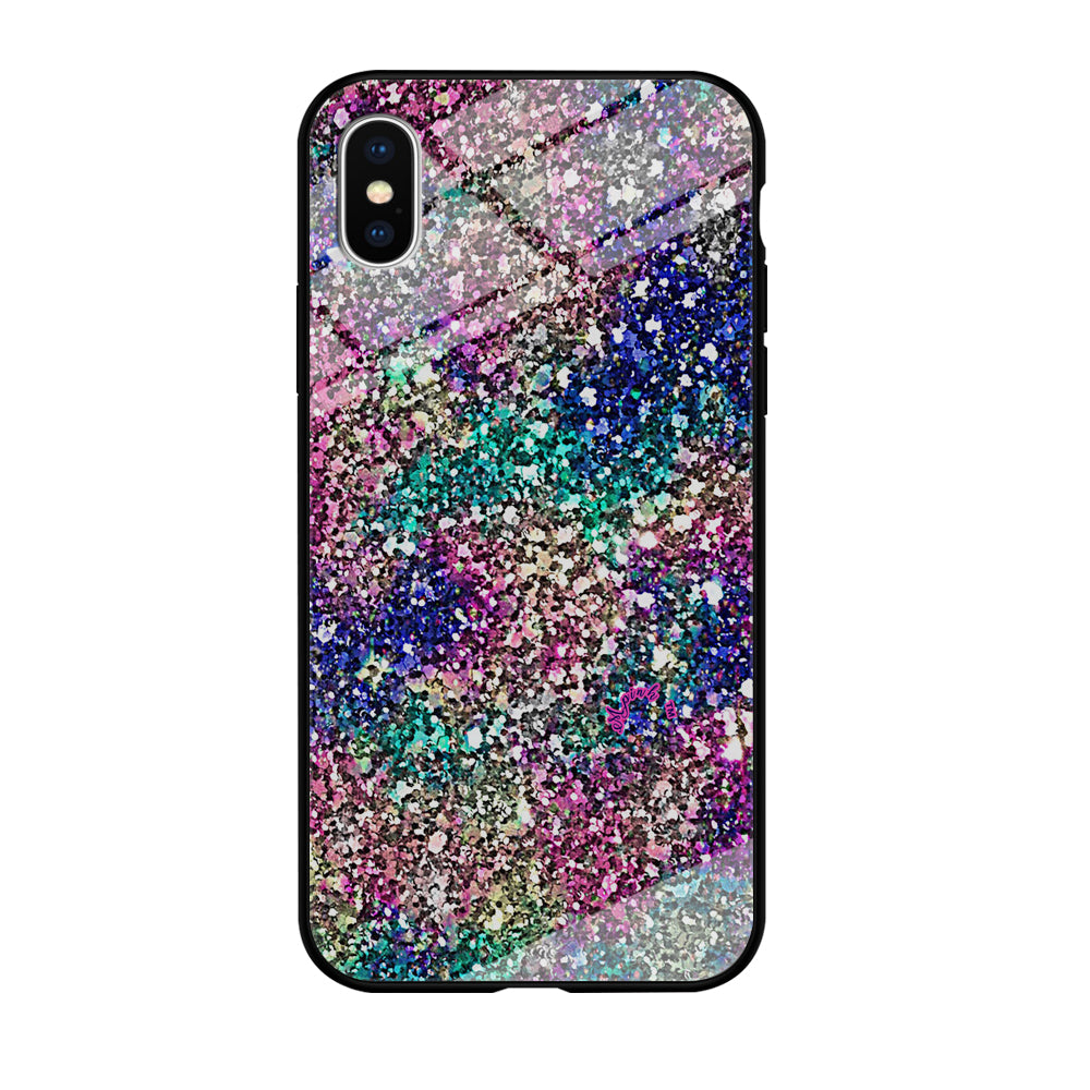 Sparkle Glitter Color Mix iPhone XS MAX Case