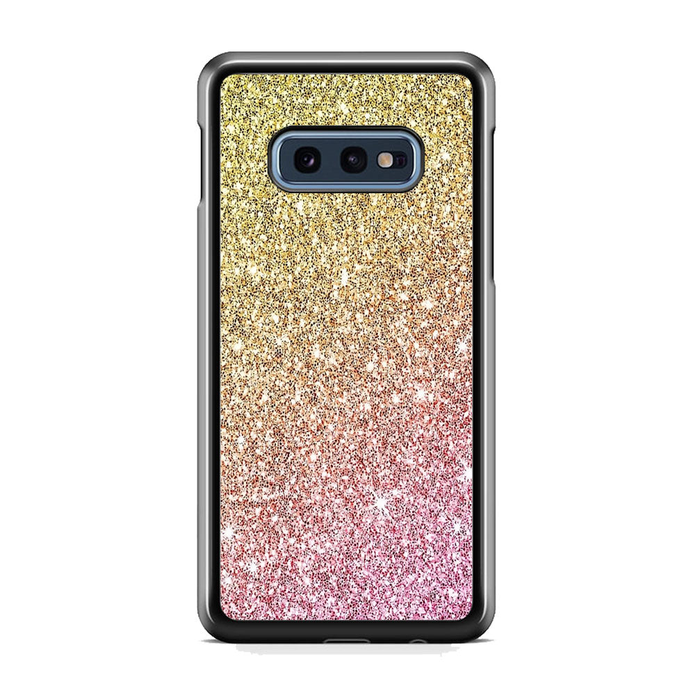 Sparkle Ride to Gold Samsung Galaxy S10E Case