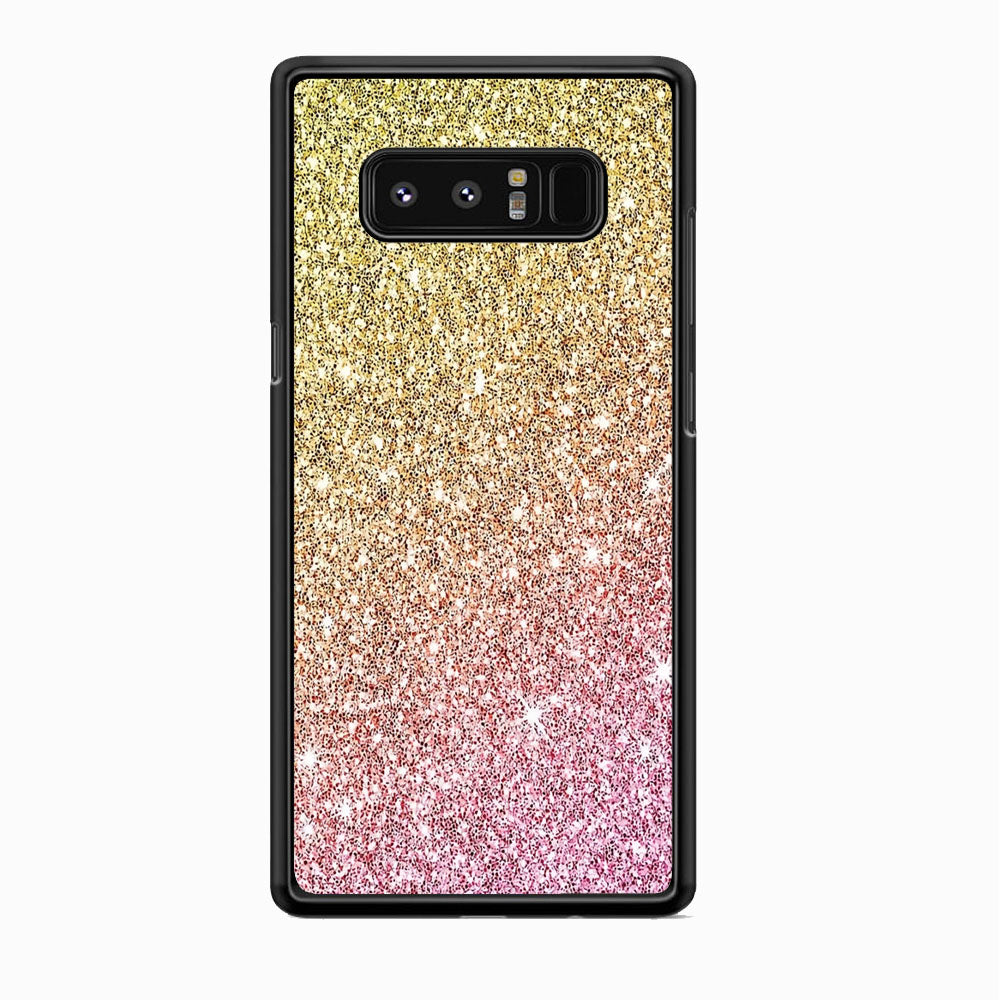 Sparkle Ride to Gold Samsung Galaxy Note 8 Case