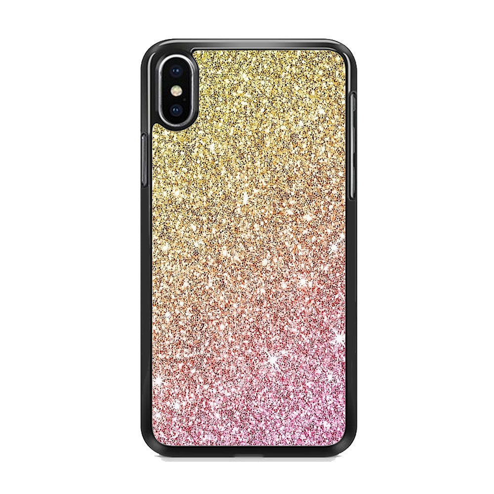Sparkle Ride to Gold iPhone XS Case