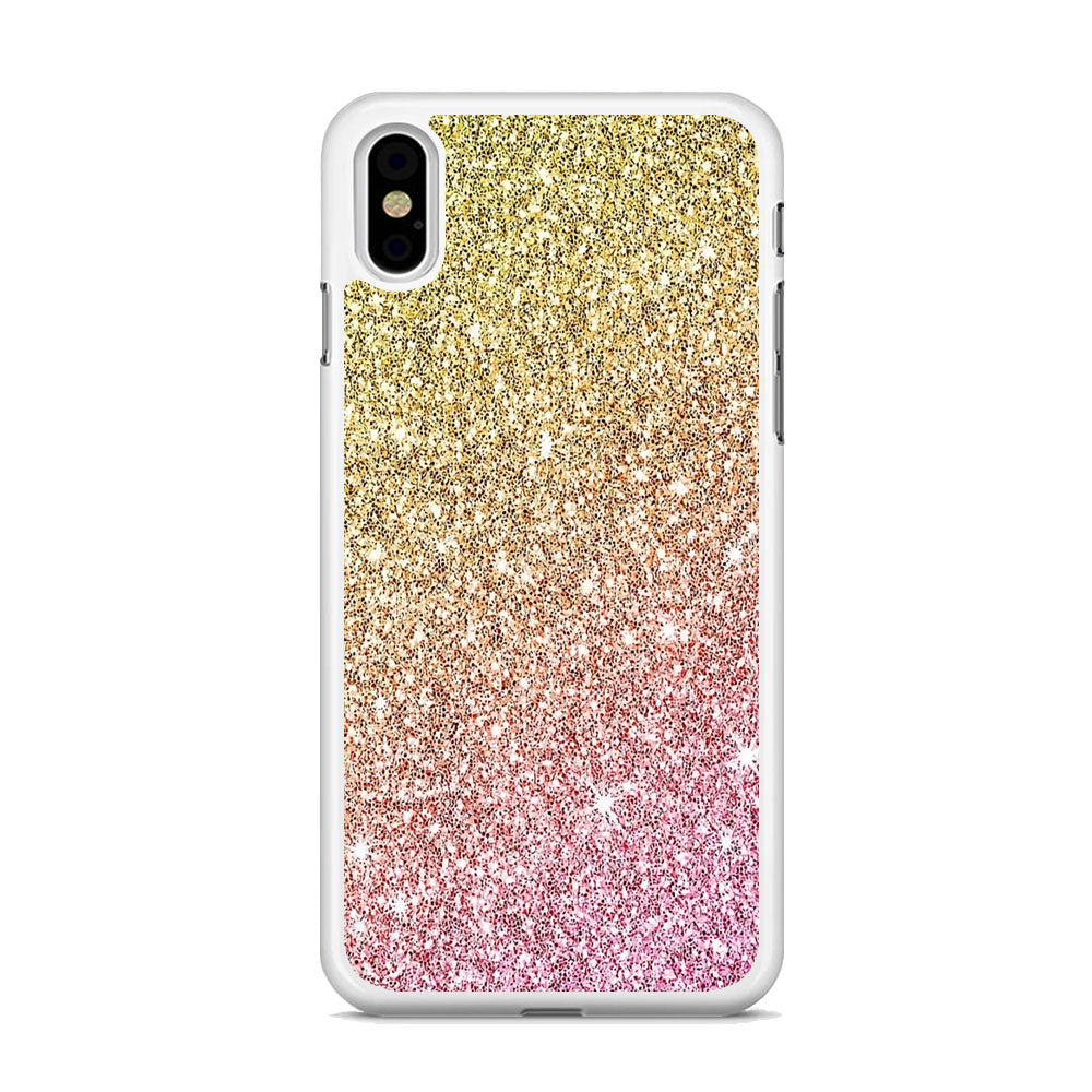 Sparkle Ride to Gold iPhone XS Case