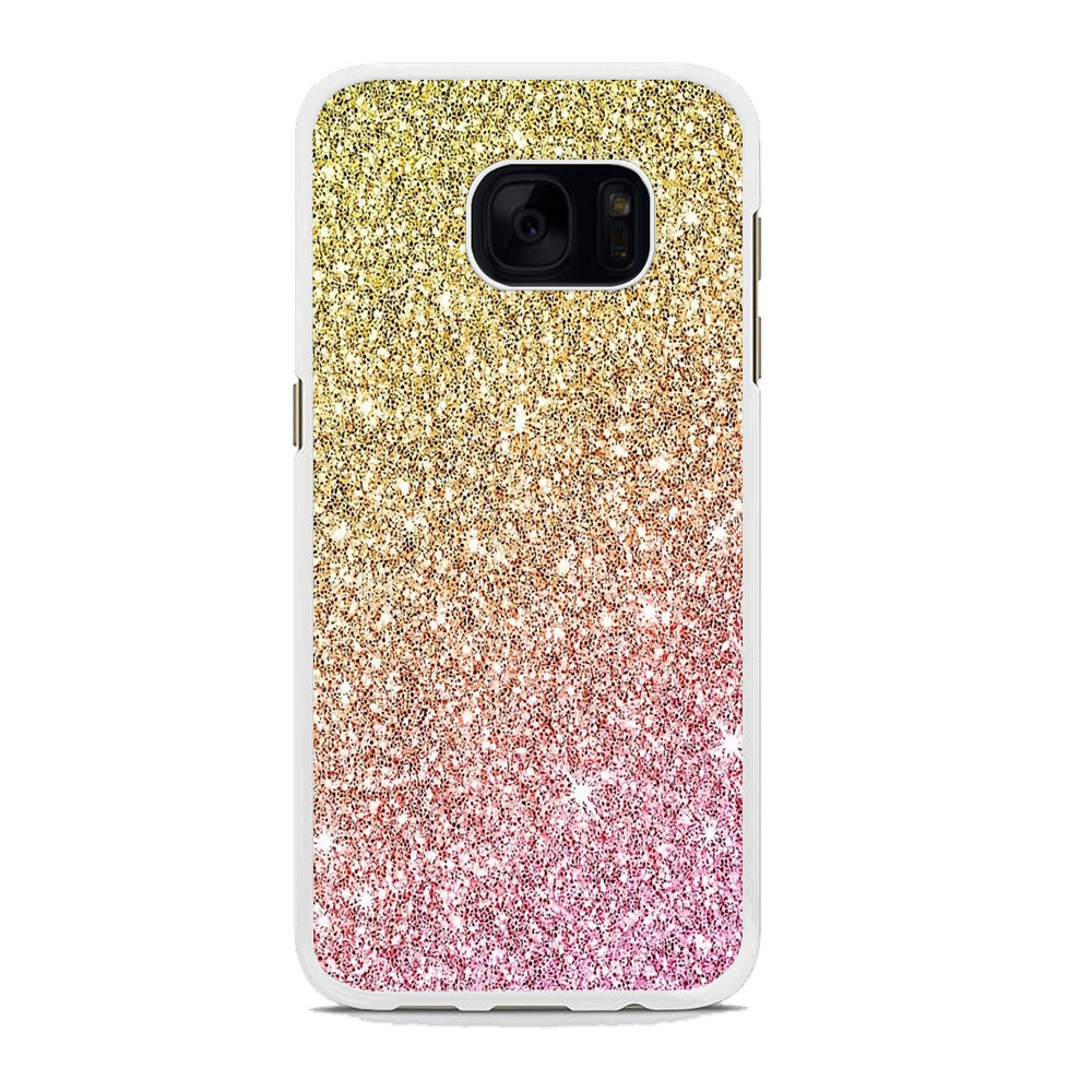 Sparkle Ride to Gold Samsung Galaxy S7 Case