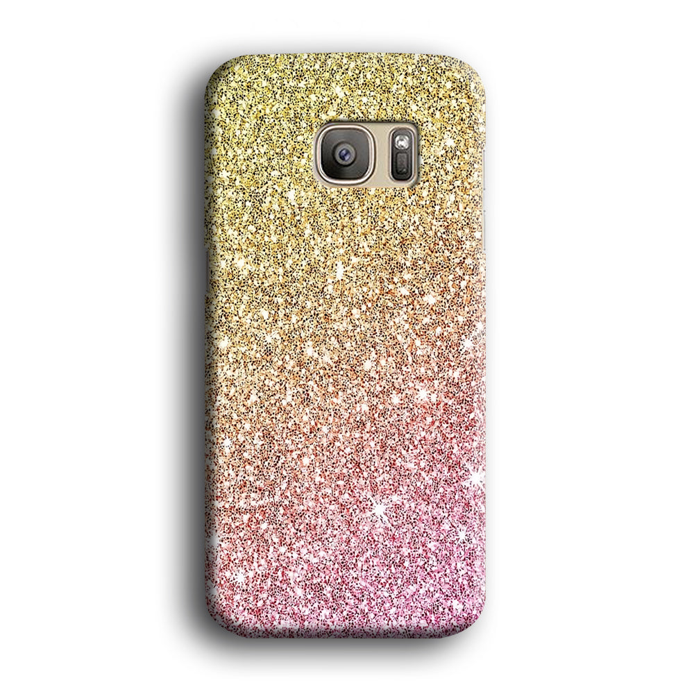 Sparkle Ride to Gold Samsung Galaxy S7 Case