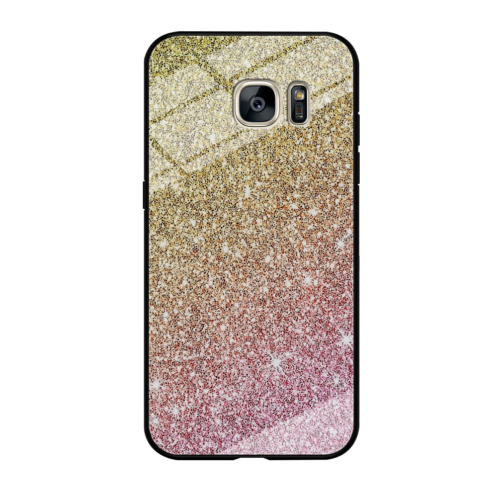 Sparkle Ride to Gold Samsung Galaxy S7 Case