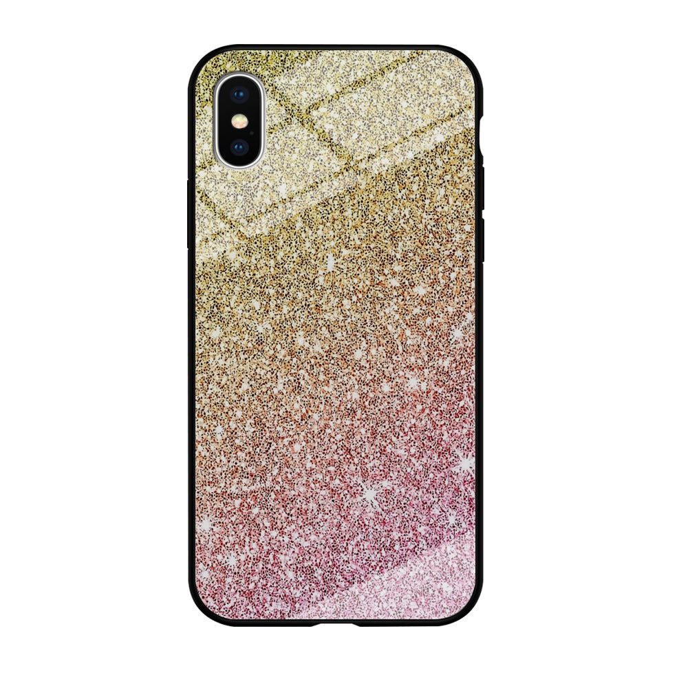 Sparkle Ride to Gold iPhone X Case