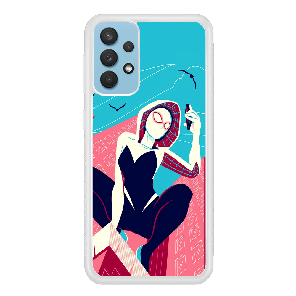 Spider Gwen Call The Comrade Samsung Galaxy A32 Case