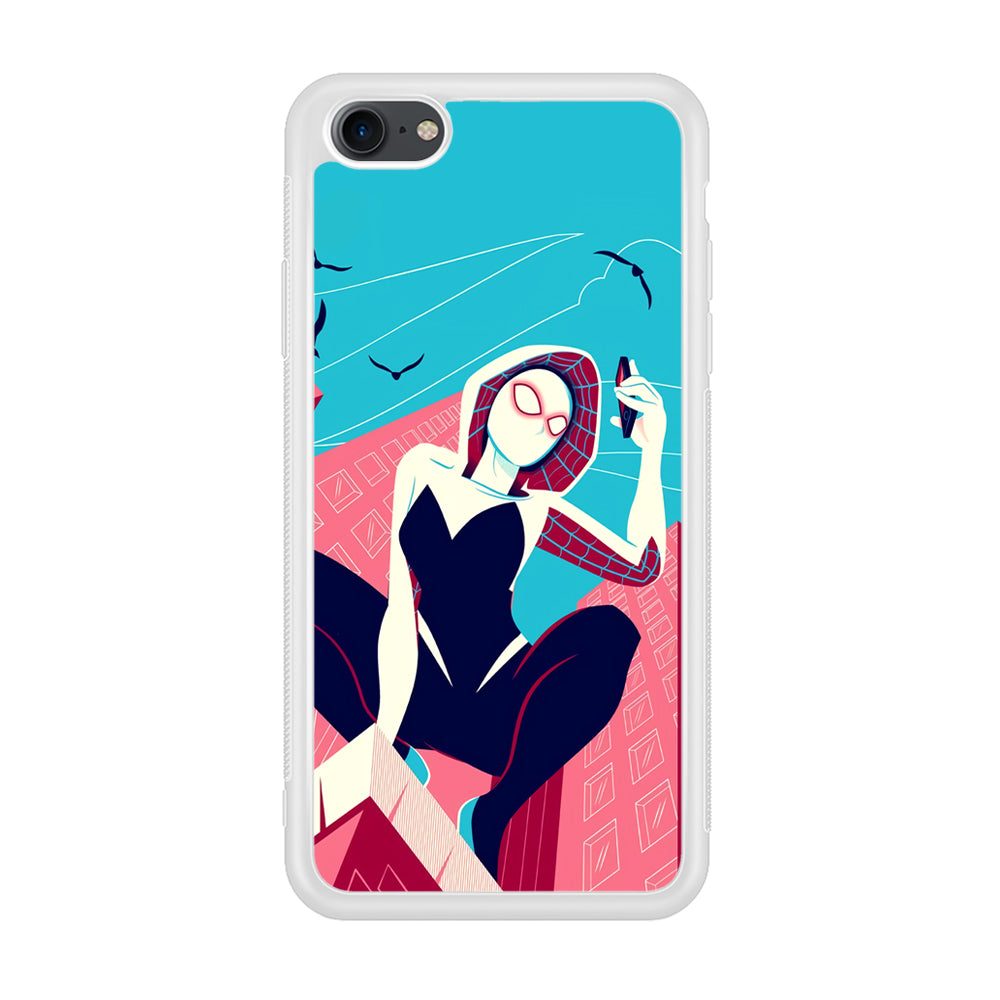 Spider Gwen Call The Comrade iPhone 8 Case