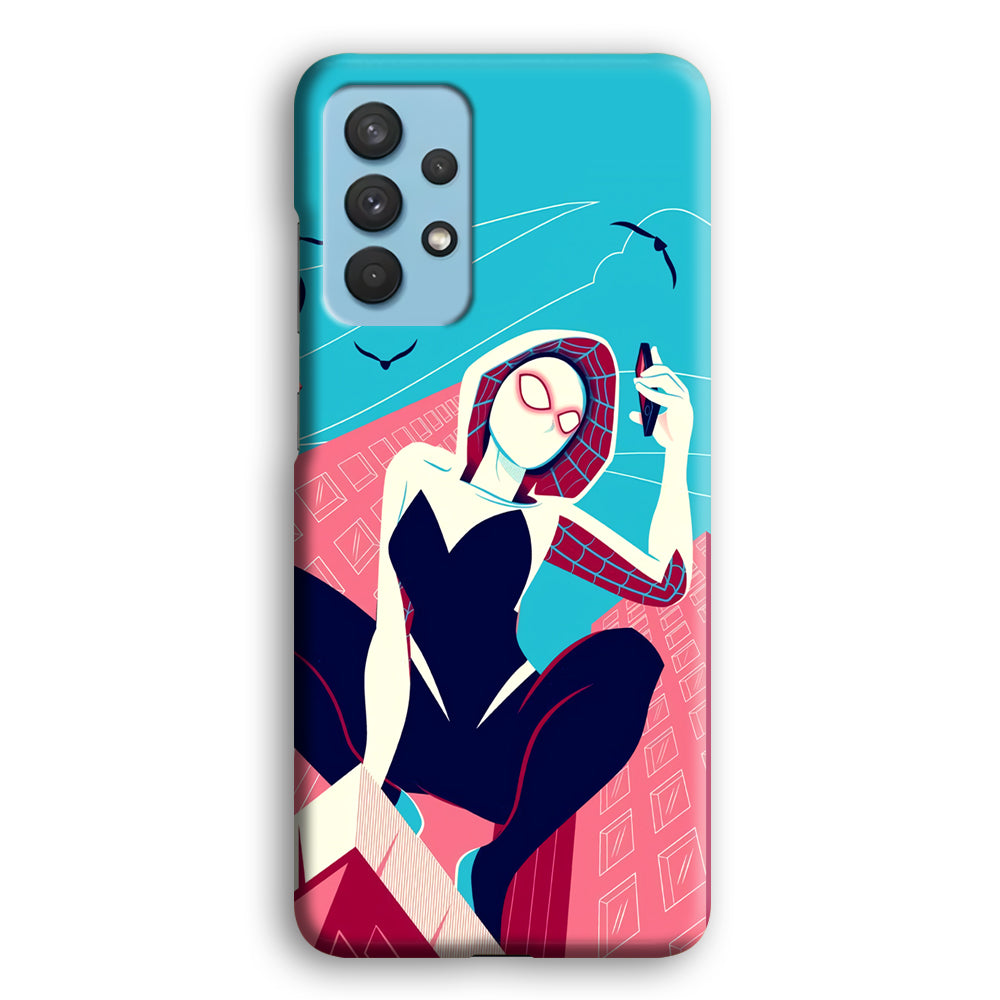 Spider Gwen Call The Comrade Samsung Galaxy A32 Case