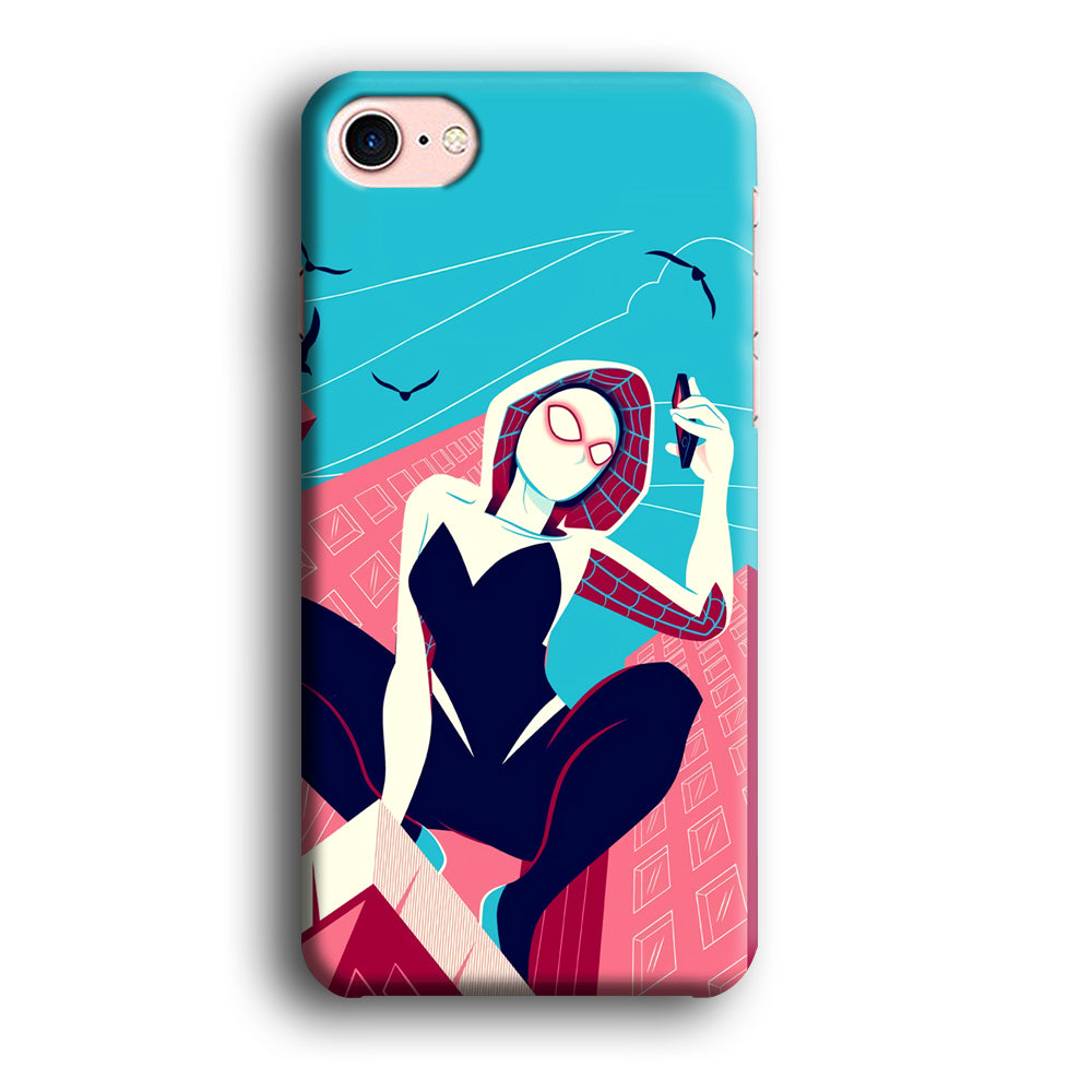 Spider Gwen Call The Comrade iPhone 8 Case