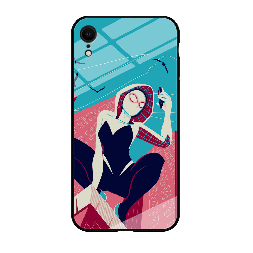 Spider Gwen Call The Comrade iPhone XR Case