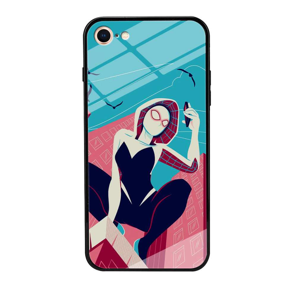 Spider Gwen Call The Comrade iPhone 8 Case