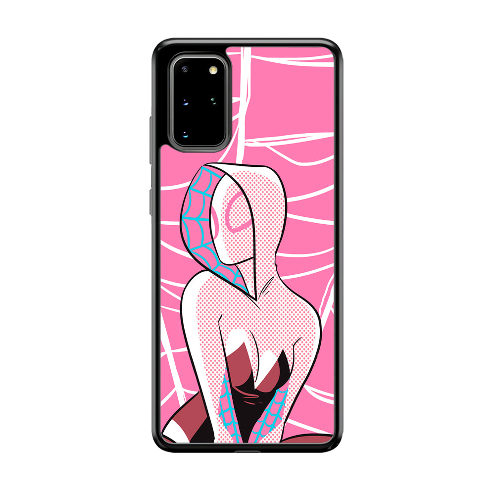Spider Gwen Pink Theme Samsung Galaxy S20 Plus Case