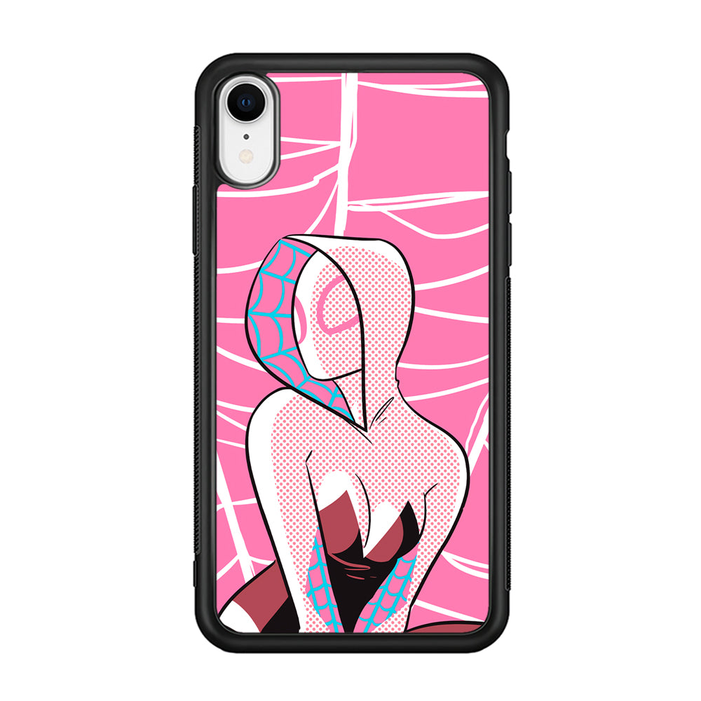 Spider Gwen Pink Theme iPhone XR Case