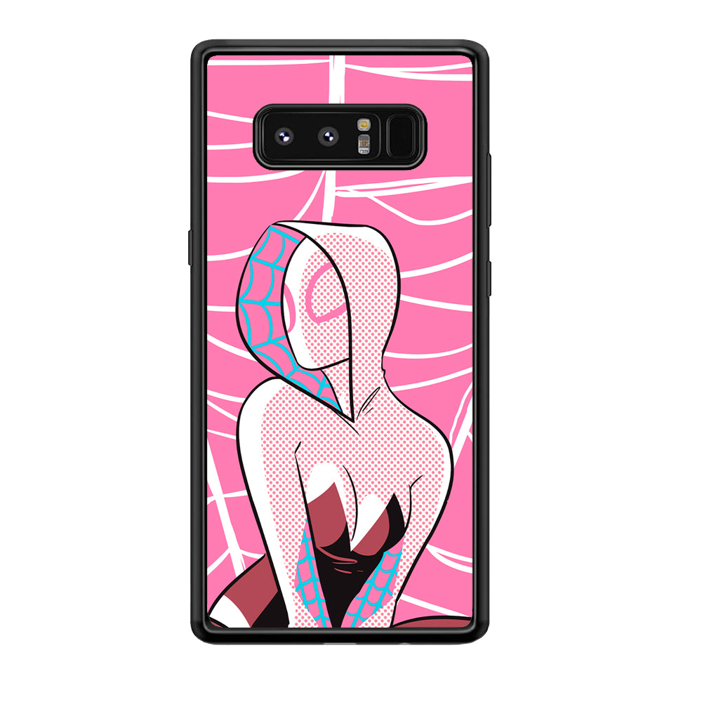Spider Gwen Pink Theme Samsung Galaxy Note 8 Case