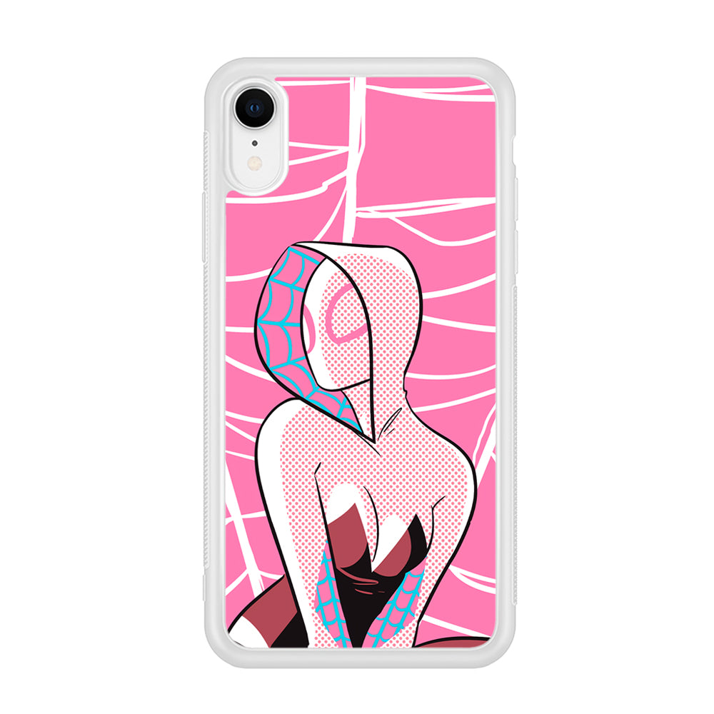 Spider Gwen Pink Theme iPhone XR Case