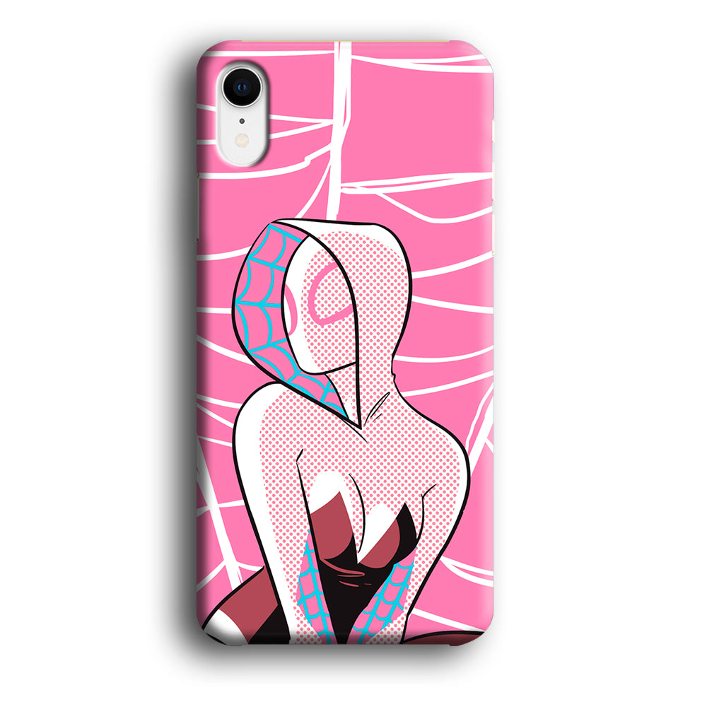 Spider Gwen Pink Theme iPhone XR Case