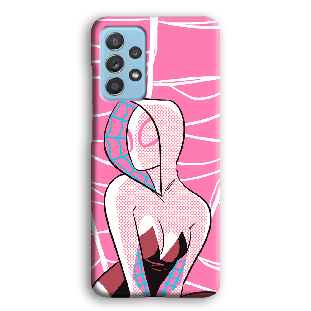 Spider Gwen Pink Theme Samsung Galaxy A52 Case