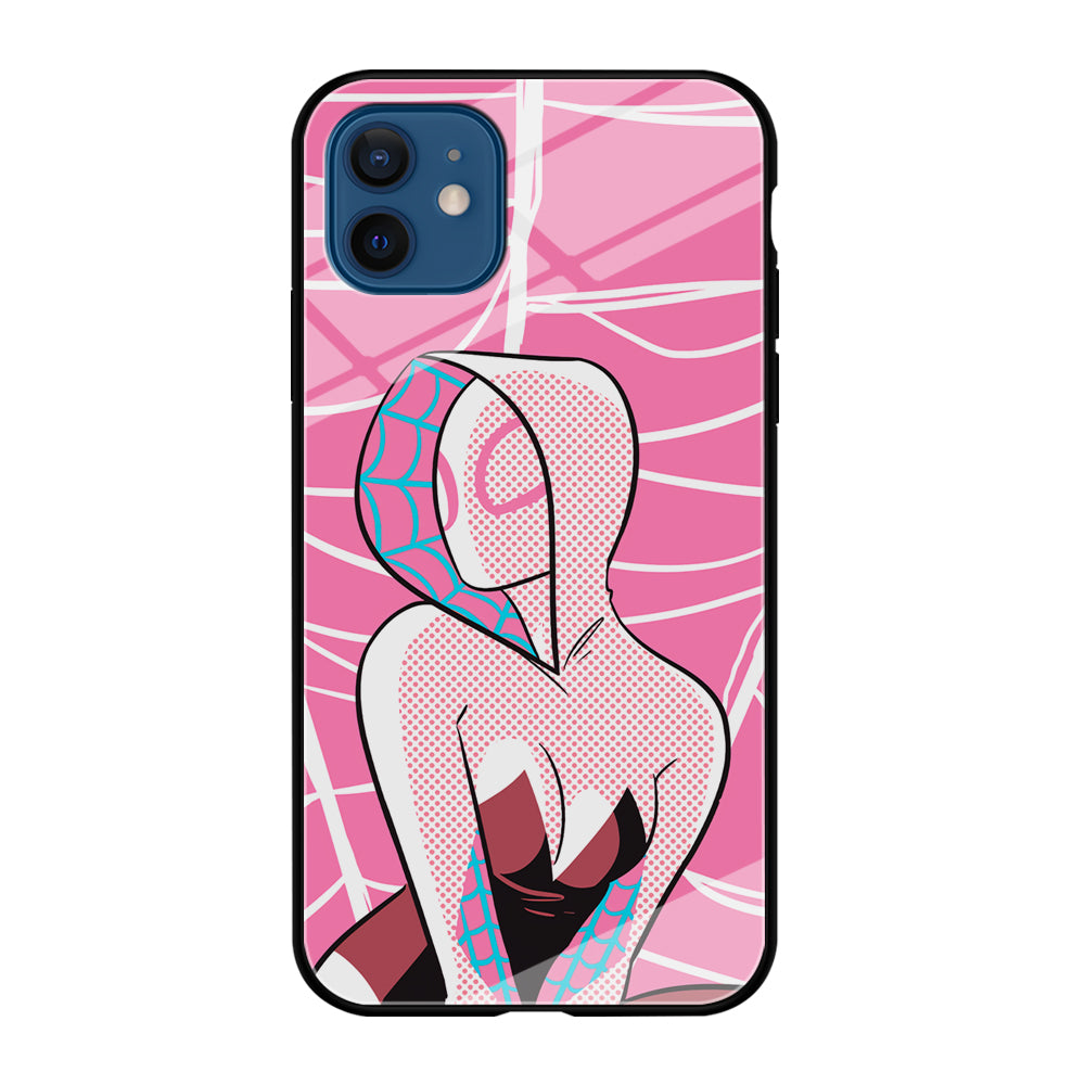 Spider Gwen Pink Theme iPhone 12 Case