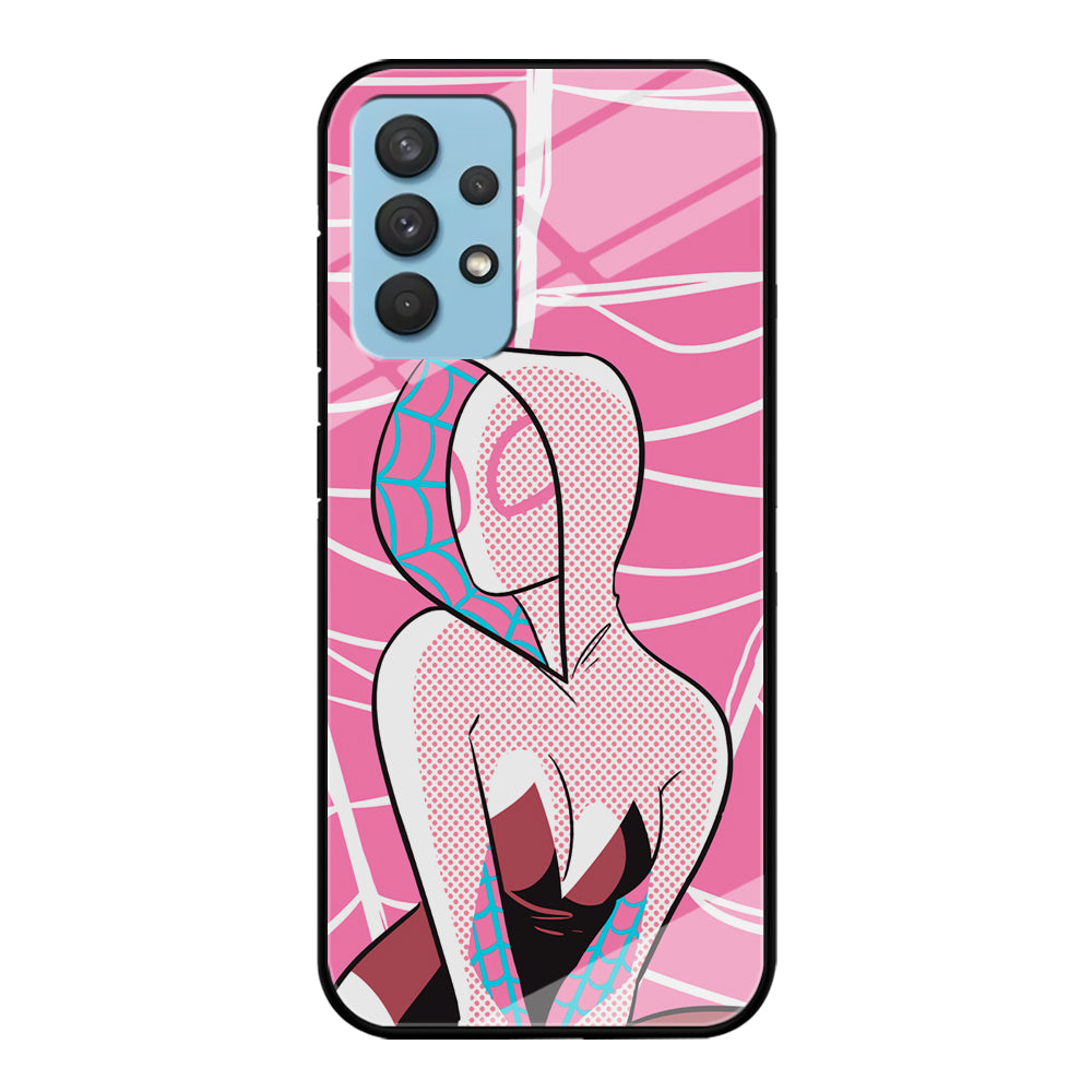 Spider Gwen Pink Theme Samsung Galaxy A32 Case