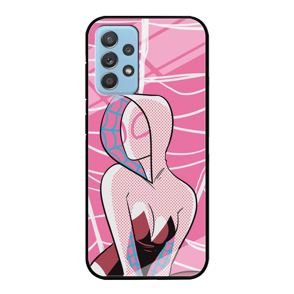 Spider Gwen Pink Theme Samsung Galaxy A52 Case