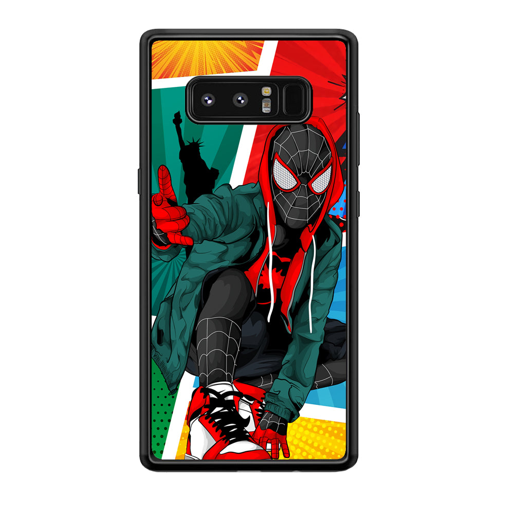 Spiderman Comic Art Work Samsung Galaxy Note 8 Case