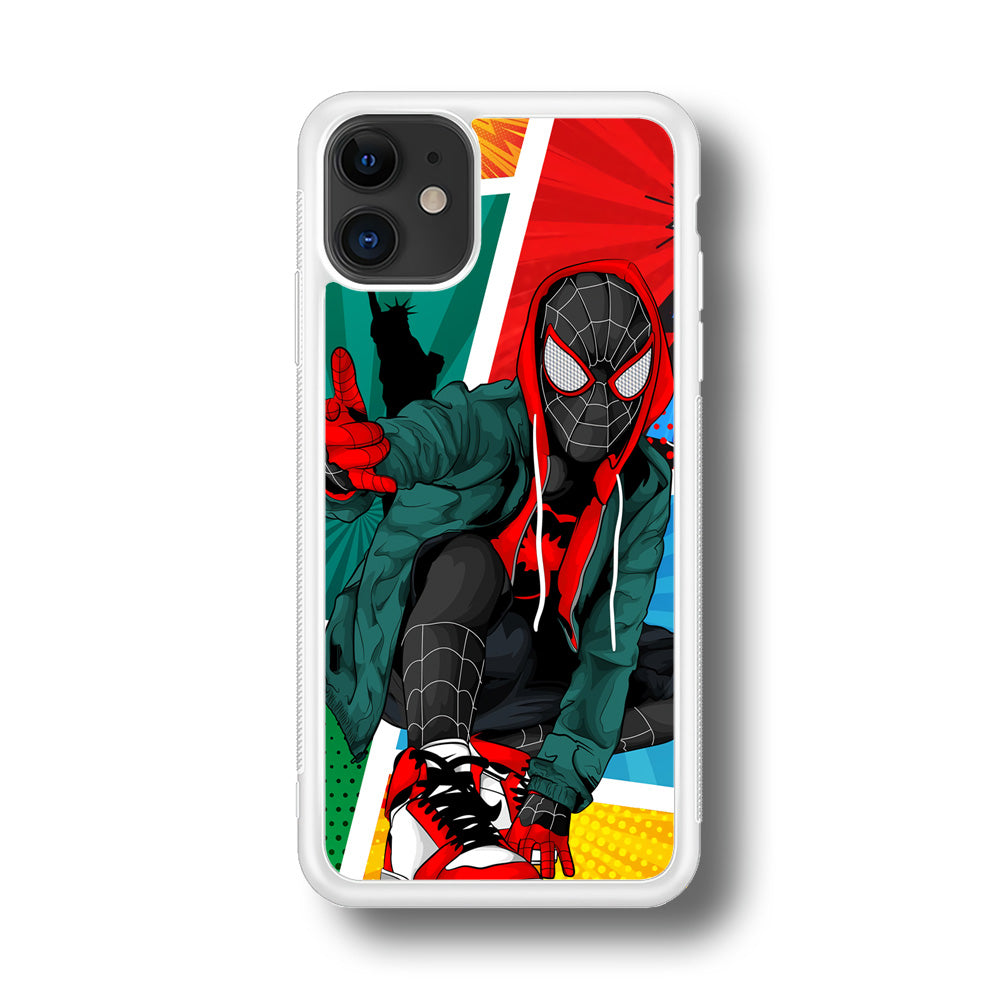 Spiderman Comic Art Work iPhone 11 Case