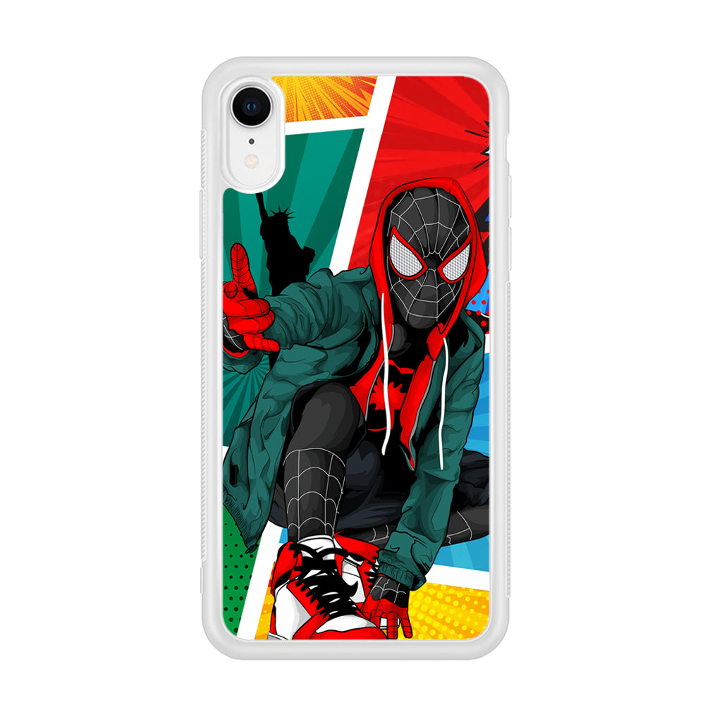 Spiderman Comic Art Work iPhone XR Case