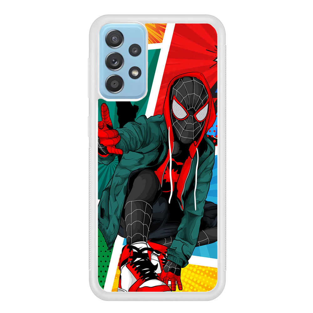 Spiderman Comic Art Work Samsung Galaxy A52 Case