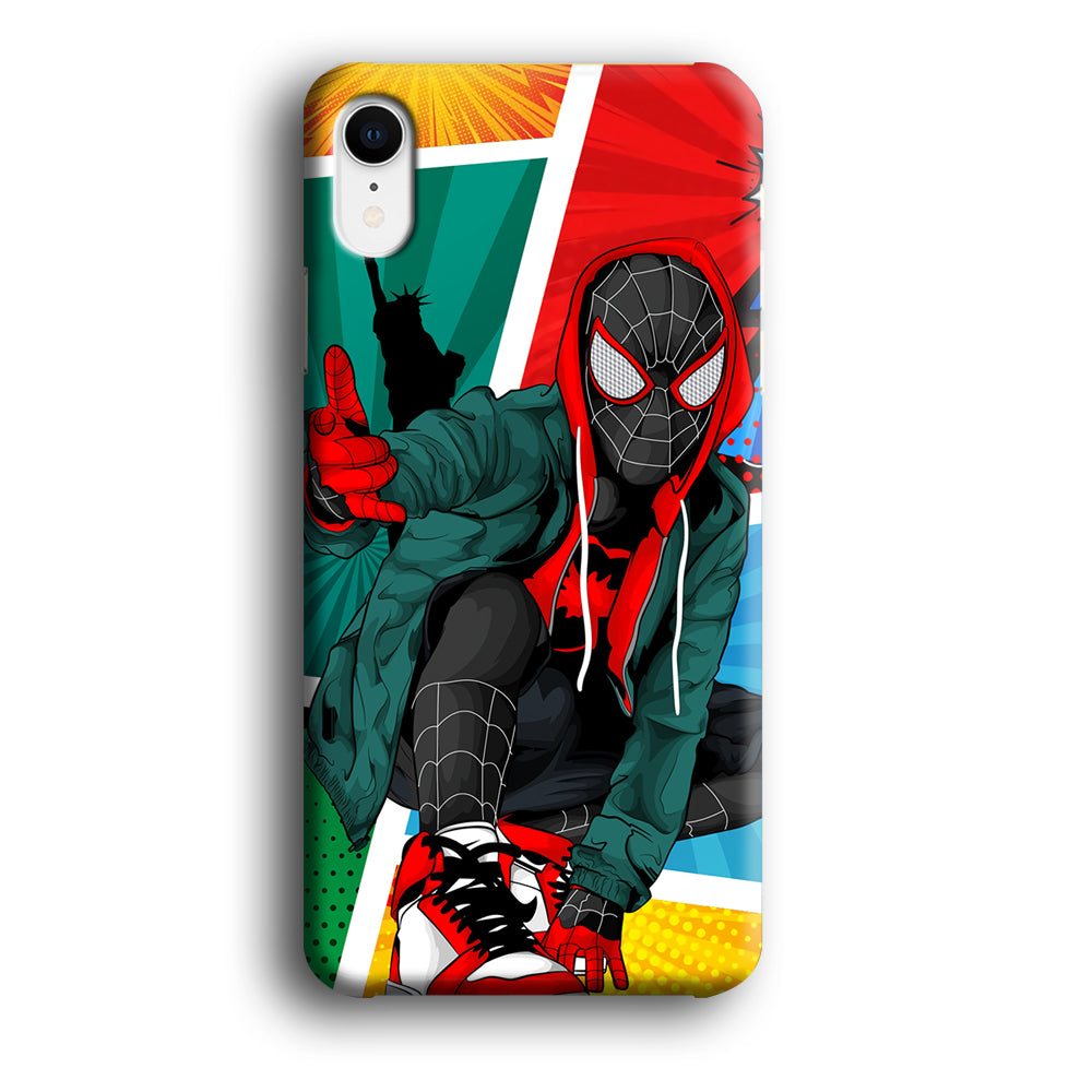 Spiderman Comic Art Work iPhone XR Case