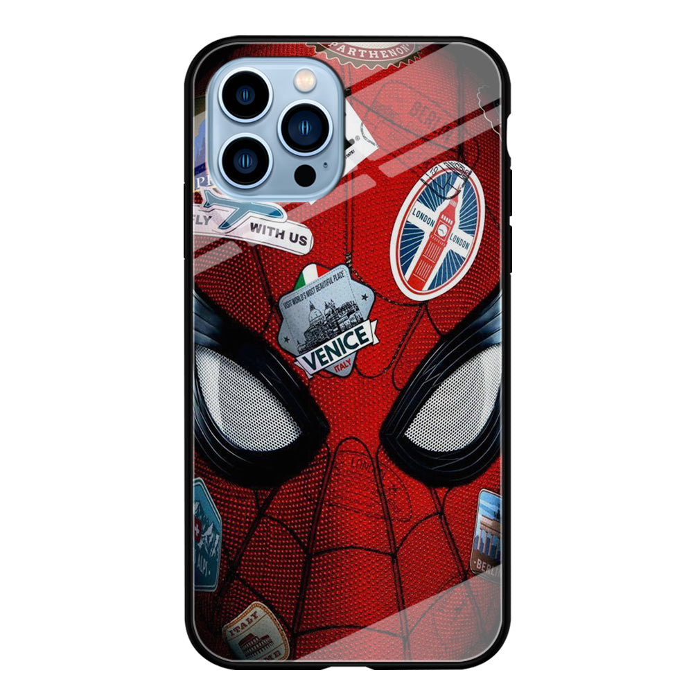 Spiderman Head Full Stickers iPhone 13 Pro Max Case